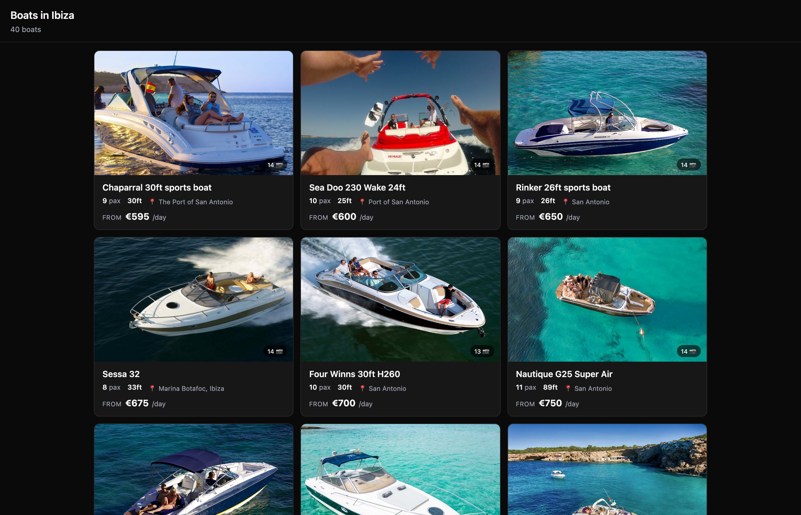 IbizAI Atlas — boats search