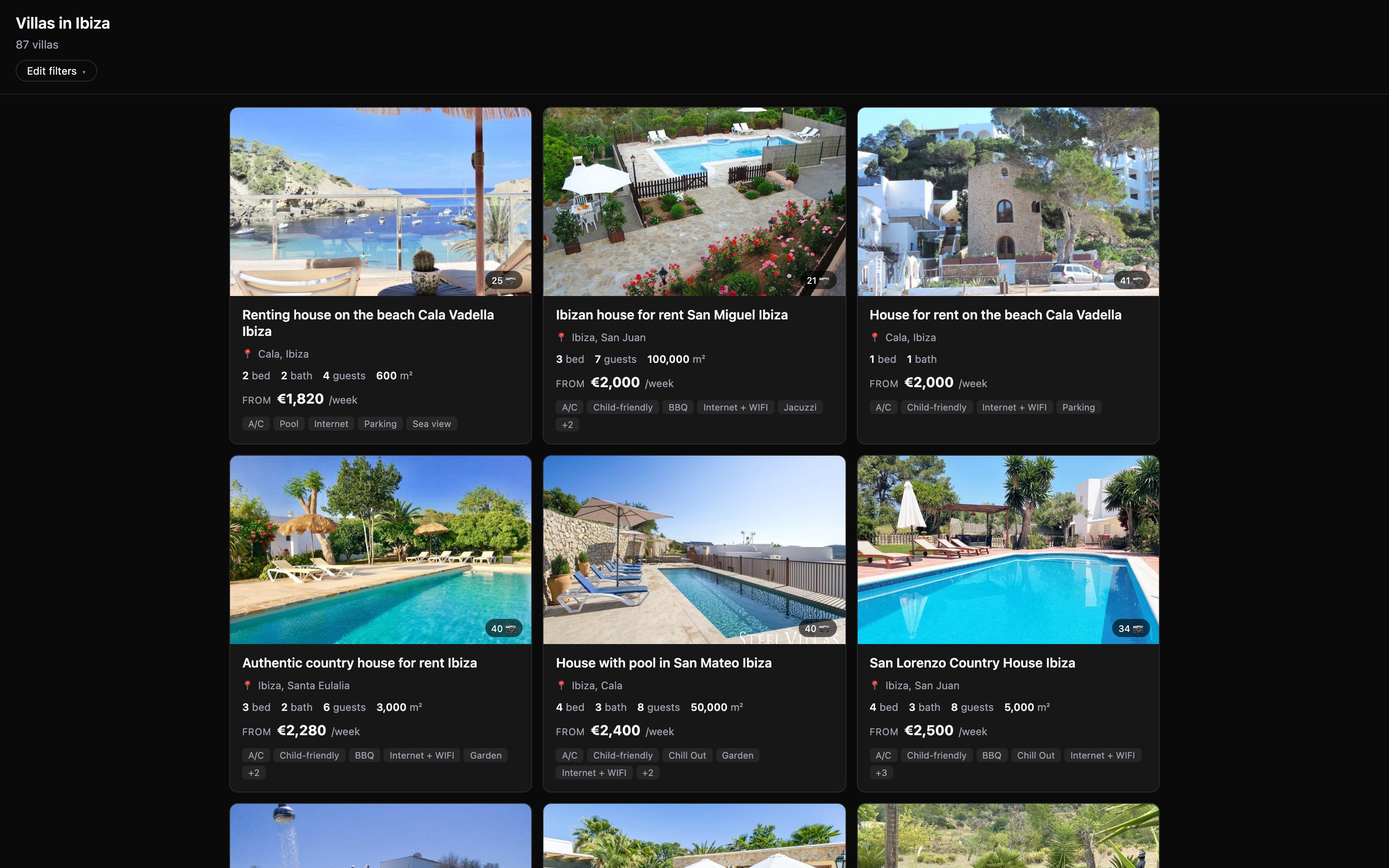 IbizAI Atlas — villas search